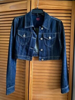 Bebe blue jeans jacket